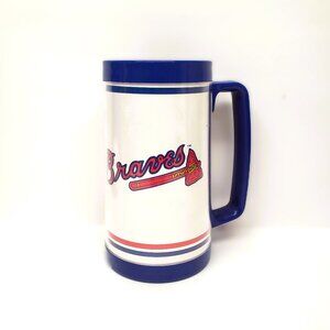 Vtg Atlanta Braves Bud Light Cold Cup Plastic Insulated Mug Tomahawk USA Made